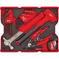 Hex Key & Hammer Set with Tray for PACKOUT Drawers Par Equipment