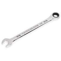 90-Tooth 12 Point Ratcheting Combination Wrench, 12 Point, 9/16", Chrome Finish Par Equipment