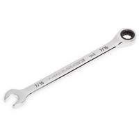 90-Tooth Ratcheting Combination Wrench, 12 Point, 7/16", Chrome Finish Par Equipment