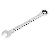 90-Tooth Ratcheting Combination Wrench, 12 Point, 7/8", Chrome Finish Par Equipment