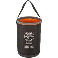 Straight Utility Bucket, 17" L x 12" W x 4" H, Nylon, Black/Grey/Orange Par Equipment