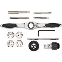 Jeu de tarauds et fili&egrave;res SAE &agrave; cliquet, 13 Morcea Par Equipment