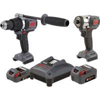 Hammer Drill & Impact Driver Combo Tool Kit, Lithium-Ion, 20 V Par Equipment