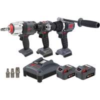 Screwdriver, Hammer Drill & Impact Driver Combo Tool Kit, Lithium-Ion, 20 V Par Equipment