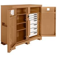 Armoire de chantier mod&egrave;le 112 avec cadenas, Acier, 54,9 pi³, Havane Par Equipment