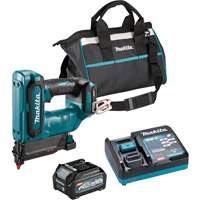 40Vmax XGT Brushless 1-3/8" 23 ga Pin Nailer Kit, 40 V, Lithium-Ion Par Equipment