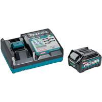 Trousse de d&eacute;marrage avec chargeur rapide et batterie 2.5Ah 40Vmax XGT , 40 V, Lithium-ion Par Equipment