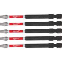 Embouts de tr&eacute;pan &agrave; chocs SHOCKWAVE, Carr&eacute;e, Embout 2, Longueur 3-1/2" Par Equipment