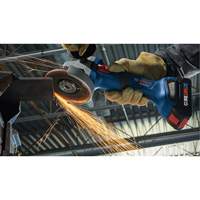 Brushless Angle Grinder with Slide Switch, 4-1/2" Wheel, 18 V Par Equipment