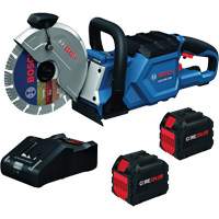 Brushless Cutoff Saw Kit, 9", 18 V Par Equipment