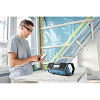 Radio de chantier compacte avec Bluetooth 5.0, Lithium-ion, 18 V Par Equipment