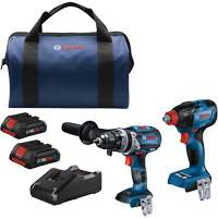 2-Tool Combo Kit, Lithium-Ion, 18 V Par Equipment
