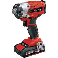 Cordless Impact Driver Kit, 1/4", 1240 in-lbs Max. Torque, 18 V, Lithium-Ion Par Equipment