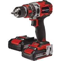 Professional Cordless Hammer Drill/Driver Kit, 1/2" Chuck, 18 V Par Equipment