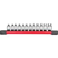 Jeu de douilles longues &agrave; embouts SAE, Hexagonale, Prise 1/4", 12 mr Par Equipment