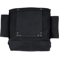 Phantom Collection Nut & Bolt Bag with 2 Sleeves, Canvas, 3 Pockets, Black Par Equipment