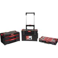 Ensemble de d&eacute;part roulant de coffres &agrave; outils Arx de 3 morceaux, 25-1/5" x 19" x 42-2/5", Noir Par Equipment