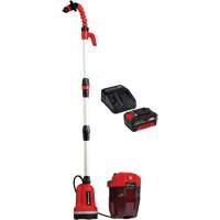 Pompe &agrave; eau propre pour baril de pluie sans fil avec batterie 4 Ah et ensemble de d&eacute;part de chargeur, 18 V, 792,5 gal./min Par Equipment