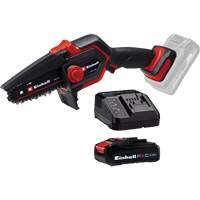 Scie &agrave; chaîne d'&eacute;lagage compacte sans fil avec batterie 2,5 Ah et ensemble de d&eacute;part de chargeur, 6", &agrave; pile, 18 V Par Equipment
