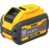 FLEXVOLT&reg; Battery, Lithium-Ion, 20 V/60 V, 9 Ah Par Equipment