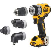 Ensemble perceuse/visseuse sans fil et sans balai XTREME 5-en-1, Lithium-ion, 12 V, Mandrin 3/8" Par Equipment