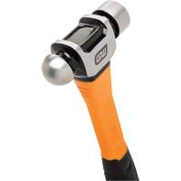 Ball Pein Hammer, 16 oz. Head Weight, Plain/Polished Face, Fibreglass Handle Par Equipment