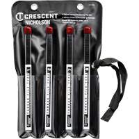 4-Piece Thread Restoring File Set, Square, 9" Par Equipment