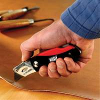 Folding Utility Knife, 2-3/8" Blade, Plastic/Cushion Handle Par Equipment