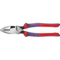 High Leverage Lineman's Pliers New England with Fish Tape Puller, Crimper & KNIPEXTEND Handle Par Equipment