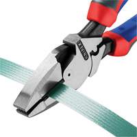 High Leverage Lineman's Pliers New England with Fish Tape Puller, Crimper & KNIPEXTEND Handle Par Equipment