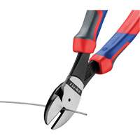 Pince coupante diagonale &agrave; levier d&eacute;multipli&eacute; avec poign&eacute;e KNIPEXTEND, 8" lo Par Equipment