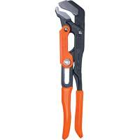 Quick-Adjust S-Jaw Pipe Wrench, 2" Jaw Capacity, 16-3/5" Long, Powder Coated Finish, Dipped Handle Par Equipment