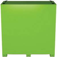 Ventilated Onsite PPE Storage Cabinet, Steel, High-Visibility Lime Green Par Equipment