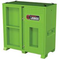Ventilated Onsite PPE Storage Cabinet, Steel, High-Visibility Lime Green Par Equipment