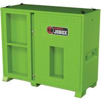 Ventilated Onsite PPE Storage Cabinet, Steel, High-Visibility Lime Green Par Equipment