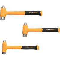 Dead Blow Ball Pein Hammer Set, 3 Pieces Par Equipment