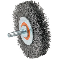 Brosse mont&eacute;e &agrave; fil, 1-3/8" dia., Fils 0,008", Arbre 1-1/4" Par Equipment