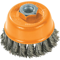 Brosse-boisseau, 3" dia. x 5/8"-11 arbre Par Equipment