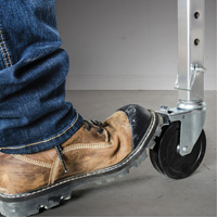 Mobile Work Scaffolding - Maxi Square Scaffolding, Aluminum Frame, 74" D x 75" H Par Equipment