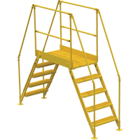 Crossover Ladder, 103-1/2" Overall Span, 50" H x 48" D, 24" Step Width VC452 | Par Equipment