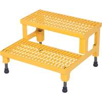 Adjustable Step-Mate Stand, 2 Step(s), 23-13/16" W x 22-7/8" L x 15-1/4" H, 500 lbs. Capacity Par Equipment