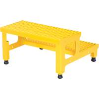 Adjustable Step-Mate Stand, 2 Step(s), 23-13/16" W x 22-7/8" L x 15-1/4" H, 500 lbs. Capacity VD446 | Par Equipment