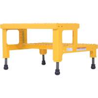 Adjustable Step-Mate Stand, 2 Step(s), 23-13/16" W x 22-7/8" L x 15-1/4" H, 500 lbs. Capacity Par Equipment