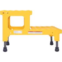 Adjustable Step-Mate Stand, 2 Step(s), 23-13/16" W x 22-7/8" L x 15-1/4" H, 500 lbs. Capacity Par Equipment