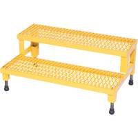Adjustable Step-Mate Stand, 2 Step(s), 36-3/16" W x 22-7/8" L x 15-1/4" H, 500 lbs. Capacity Par Equipment