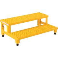 Adjustable Step-Mate Stand, 2 Step(s), 36-3/16" W x 22-7/8" L x 15-1/4" H, 500 lbs. Capacity VD447 | Par Equipment