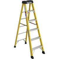 Step Ladder, 6', Fibreglass, 300 lbs. Capacity, Type 1A VD506 | Par Equipment