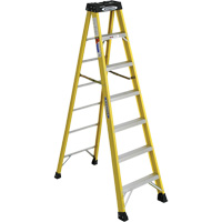 Step Ladder, 7', Fibreglass, 300 lbs. Capacity, Type 1A VD507 | Par Equipment