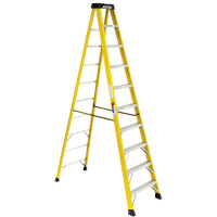 Step Ladder, 10', Fibreglass, 300 lbs. Capacity, Type 1A VD509 | Par Equipment