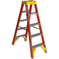 Twin Step Ladder, Fibreglass, 300 lbs. Capacity, 5' VD520 | Par Equipment